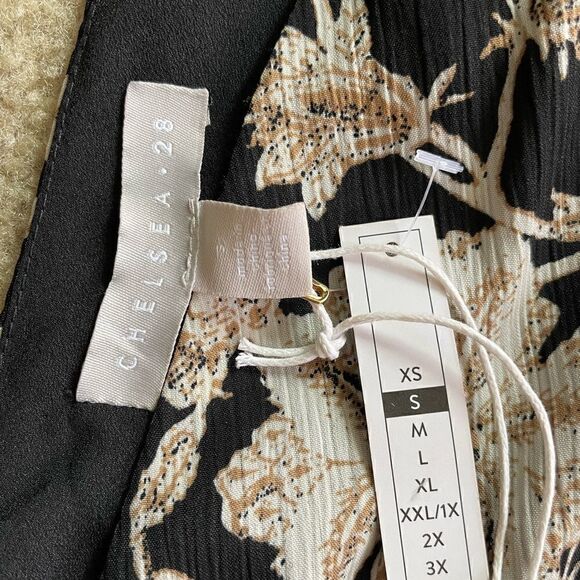 CHELSEA28 Women's Floral Surplice Sleeveless Dress S - Picture 3 of 7